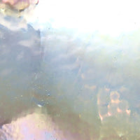 Plaque de Verre Transparent Iridescent