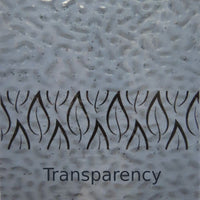 Plaque de Verre Gris Ondulé