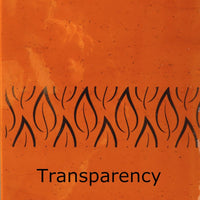 Glass Plate Deep Amber