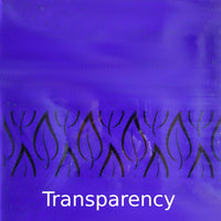 Plaque de Verre Violet Indigo