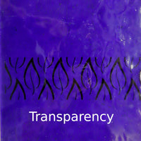 Plaque de Verre Violet Texturé