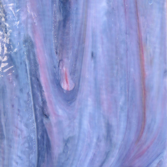Plaque de Verre Lavande Magenta Ondulé