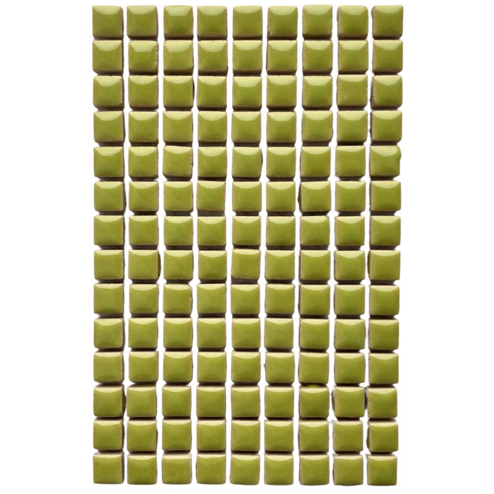 Mini Glazed Ceramic 10mm  Kiwi