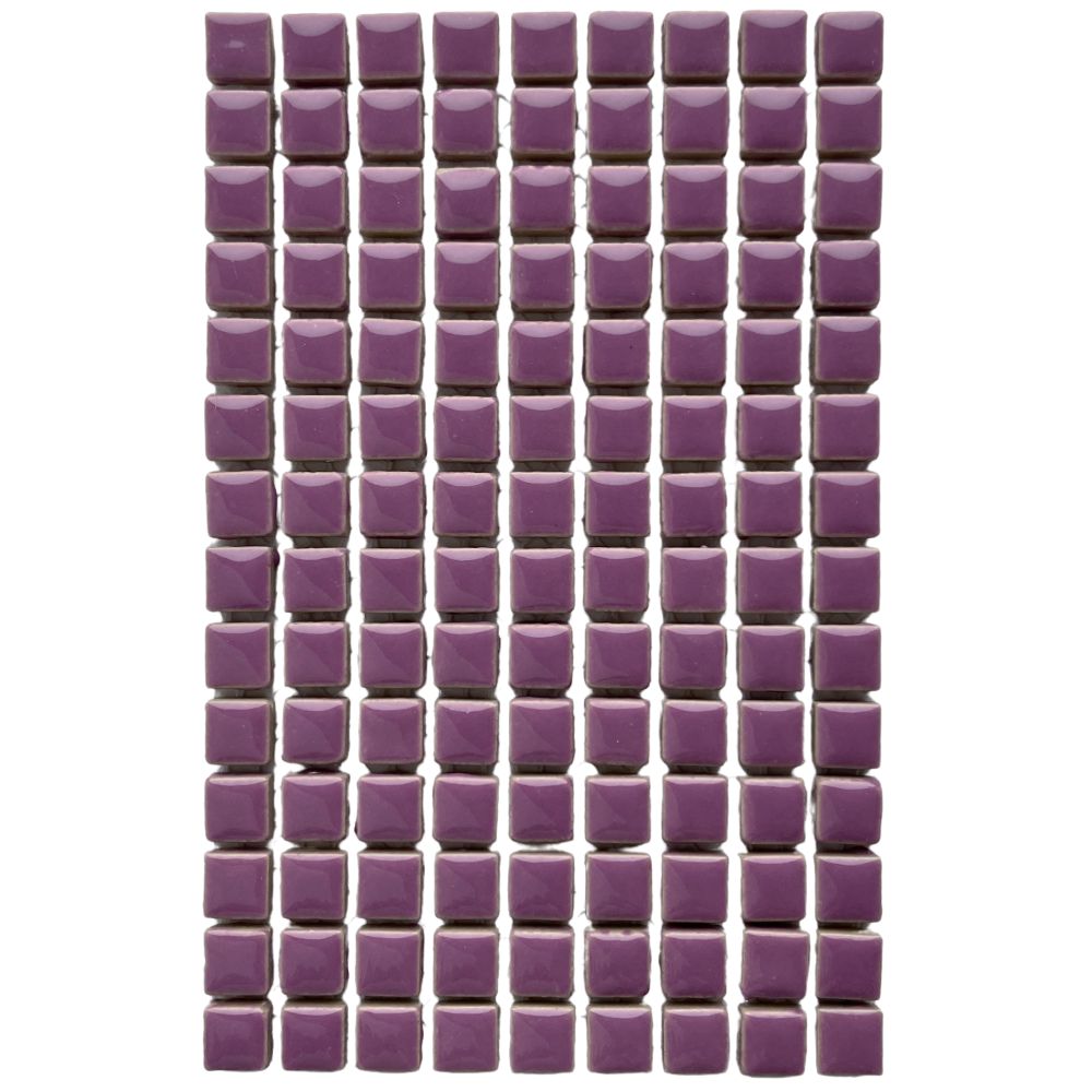 Mini Glazed Ceramic 10mm  Purple