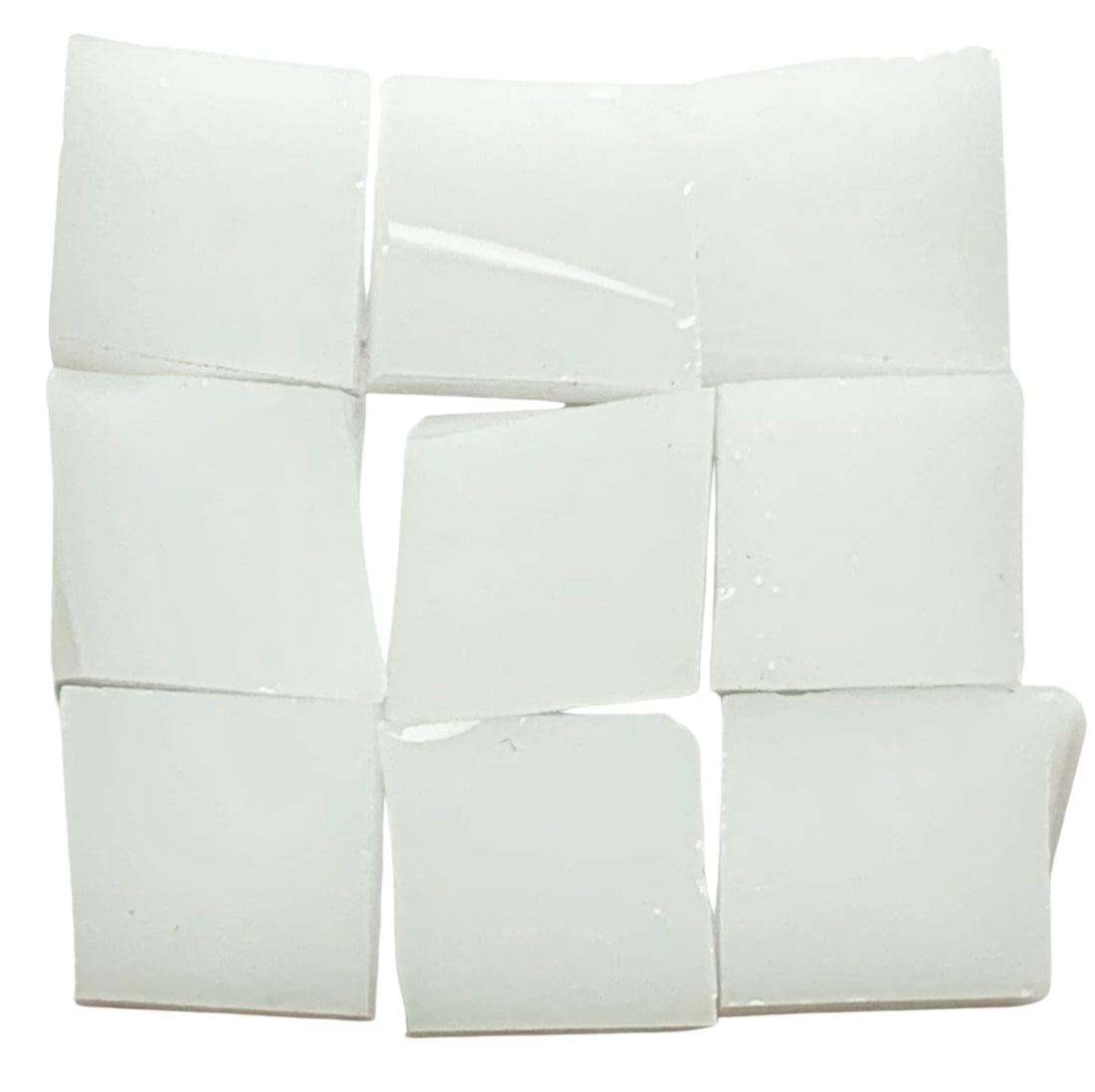 Pâtes De Verre Tiffany 10mm Blanc