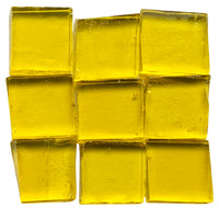 Glasmosaik Tiffany-Glas 15mm Zitrone