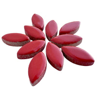 Ceramic Petals 25mm Red