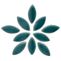 Ceramic Petals 25mm Phthalo Green