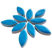 Ceramic Petals 25mm Blue