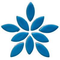 Ceramic Petals 25mm Blue