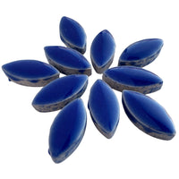 Ceramic Petals 25mm Dark Blue
