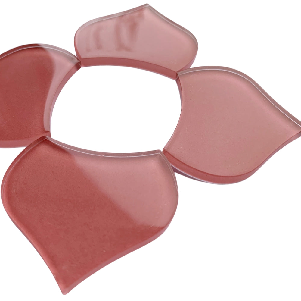 Grande Écaille de Poisson Rose