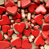 Charms Hartjes Rood