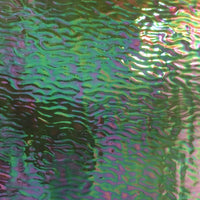 Plaque de Verre Camouflage Ondulé Iridescent