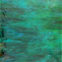 Glass Plate Aquamarine