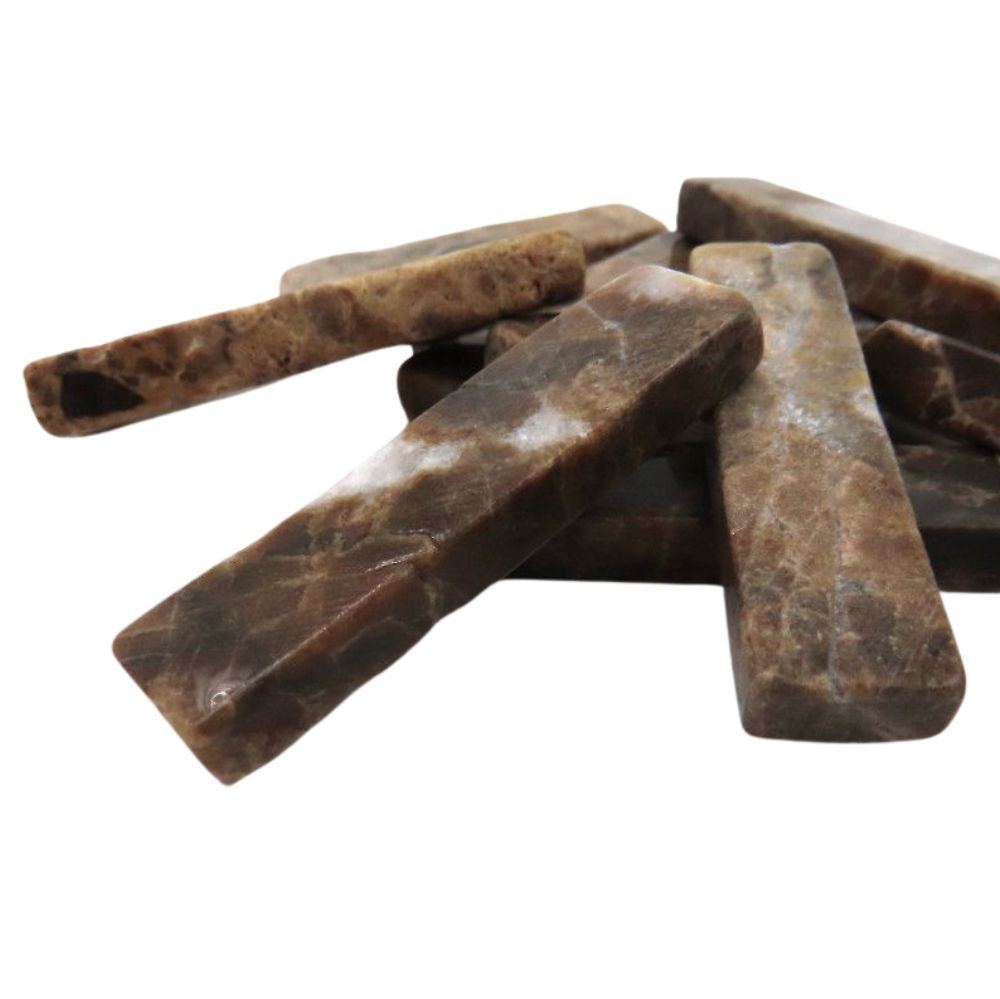 Marmurowe pręty ciemnobrązowe