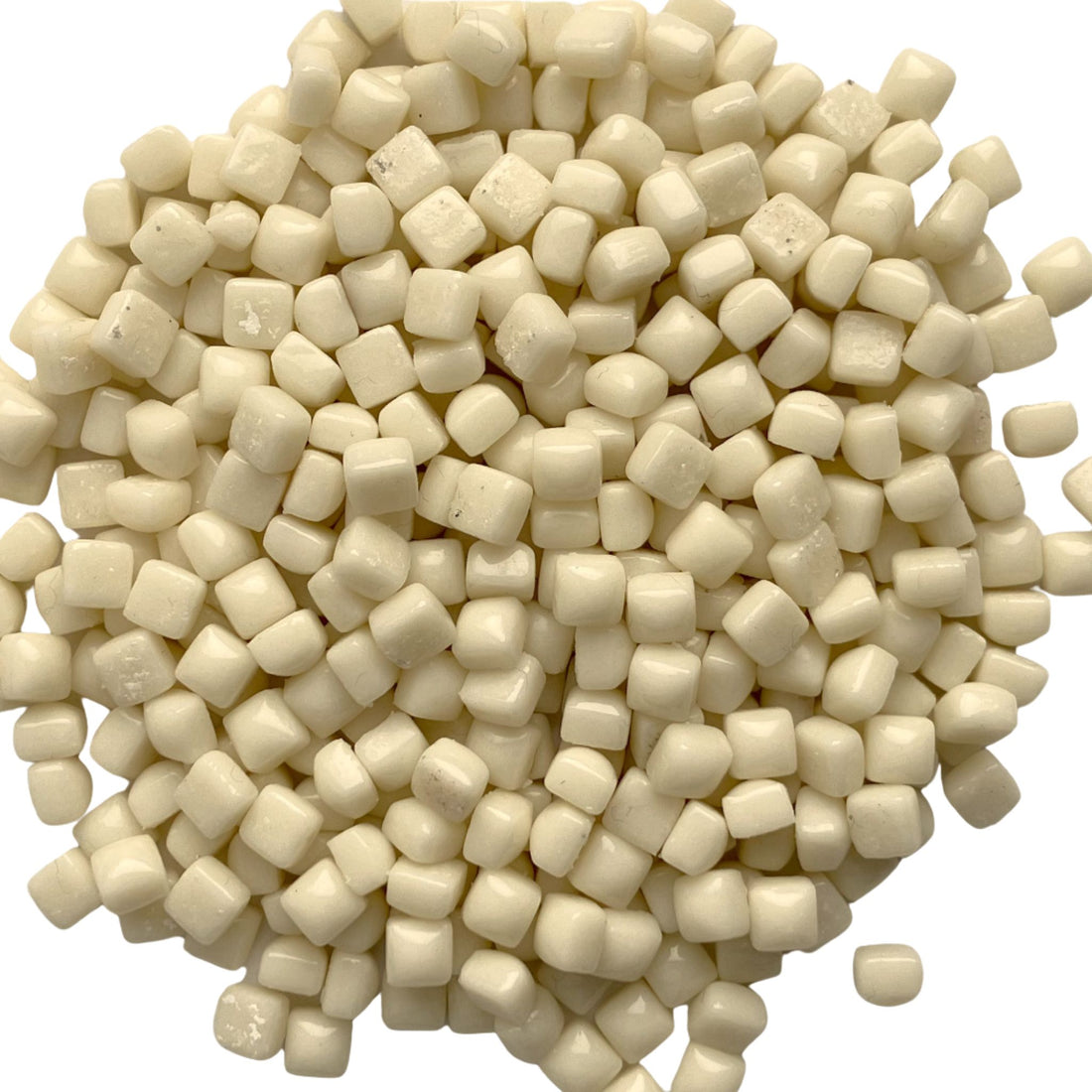 Mikro mozaika szklana 4,8mm Kremowa