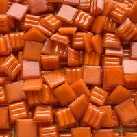 Skleněná mozaika 10 mm oranžová