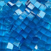 Pâtes De Verre Tiffany 15mm Bleu Capri