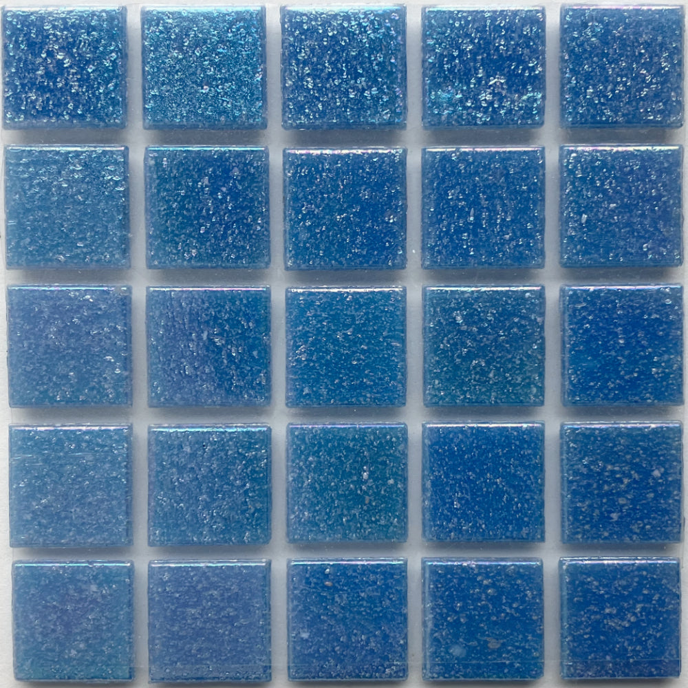 Glasmozaiek Iriserend 20mm Hemelsblauw