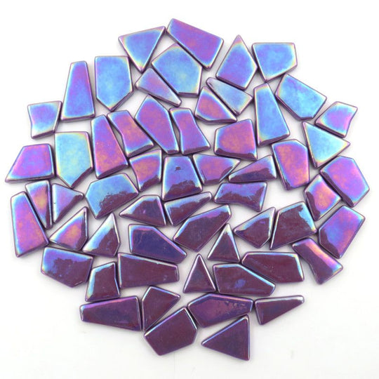 Ottoman Puzzle Iryzujące Magenta