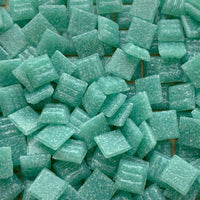 Verre Mosaique - glass mosaic -Glasmosaik-glasmozaïek-Glasmozaiek 10mm Zeeblauw - mosaicshop