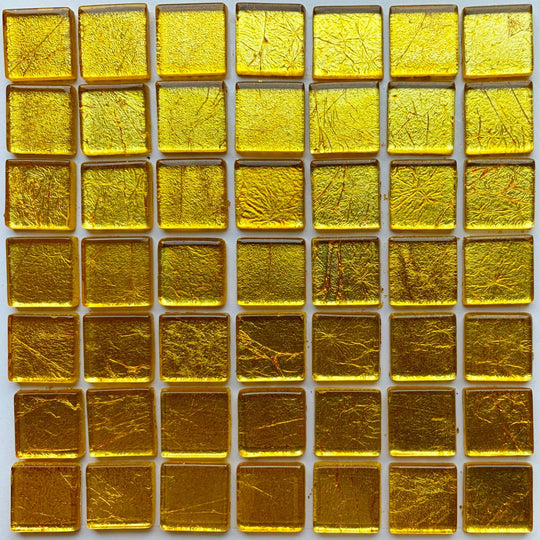 Glasmosaik Spiegel 20mm  Gold