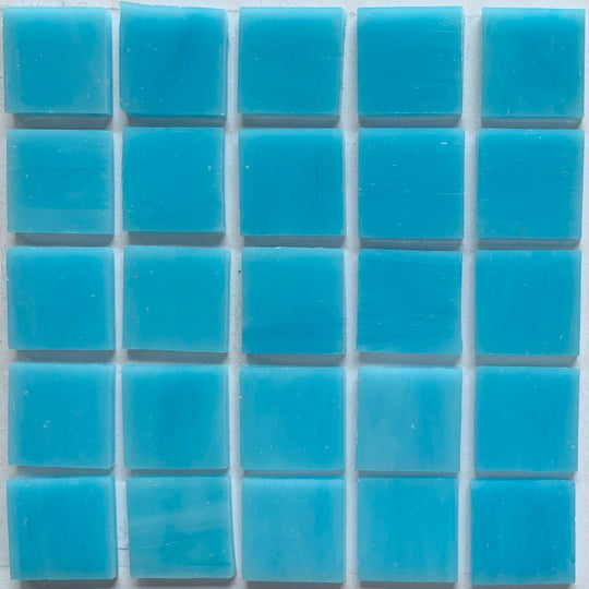 Pâtes de Verre Tiffany 20mm  Azurite