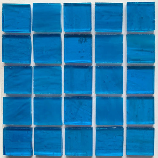 Pâtes de Verre Tiffany 20mm  Bleu