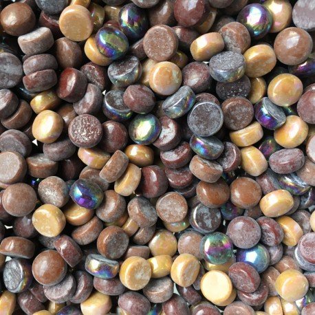 Cabochons 12mm Mix  Chocolate