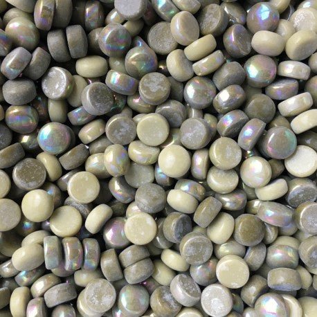 Cabochons 12mm Mix Vert Mousse