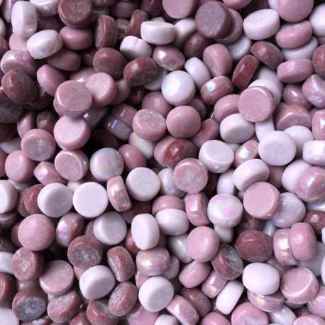 Cabochons 12mm Mix  Rose