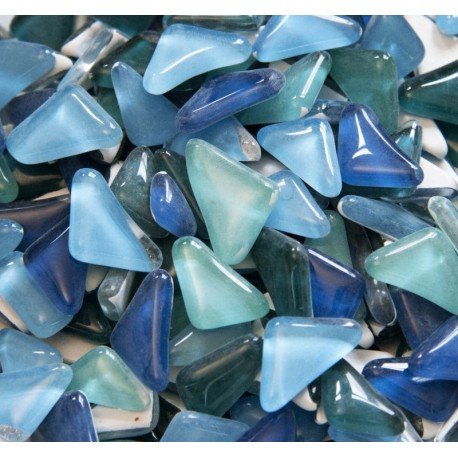 Cailloux De Verre Mix Bleu