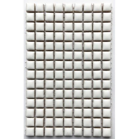 Verre Mosaique - glass mosaic -Glasmosaik-glasmozaïek-Keramiek 10mm Wit - mosaicshop