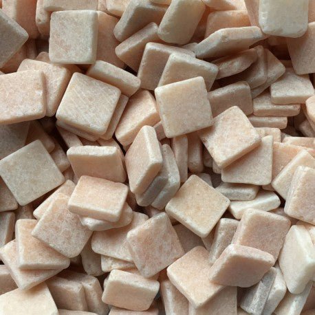 Verre Mosaique - glass mosaic -Glasmosaik-glasmozaïek-Marmer 15mm Hibiscus Roze - mosaicshop