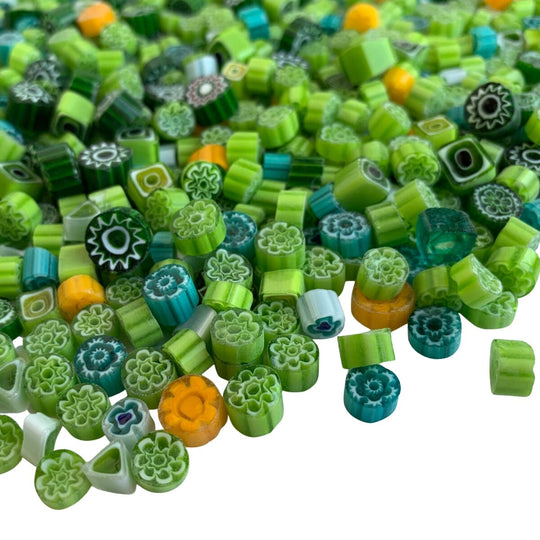 Millefiori mieszanka zielona