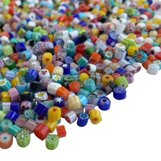 Millefiori mieszanka kolorów 4/5 przezroczysty