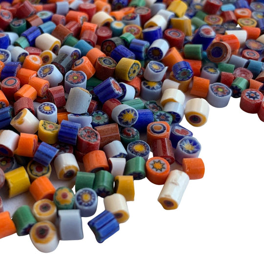 Millefiori mieszanka kolorów 4/5 nieprzezroczysty