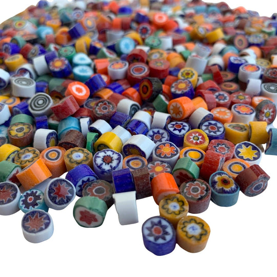 Millefiori mieszanka kolorów 7/8 nieprzezroczysty