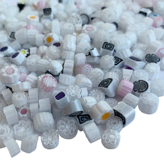 Millefiori mieszanka biała