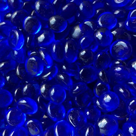 Billes de Verre Mini 9-13mm  Bleu Diamant