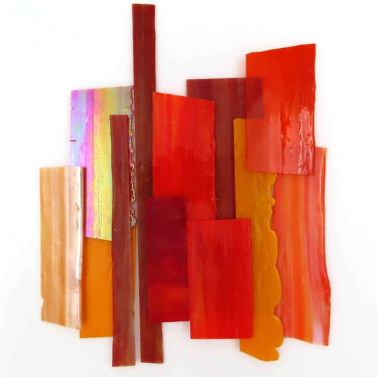 Odłamki szkła XL Pomarańczowe