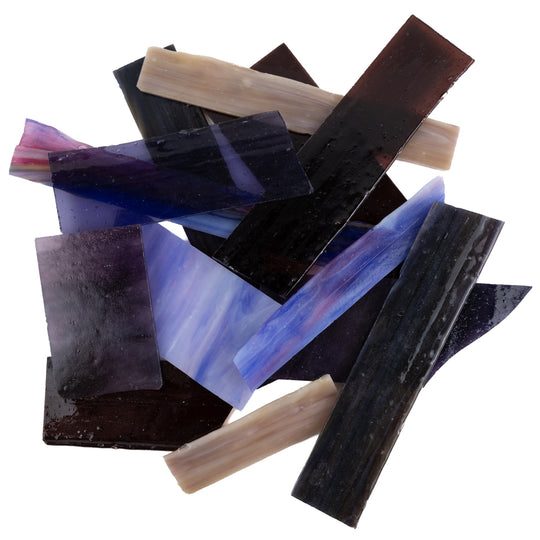 Chutes de verre  Vitraux Opus Mélange XL Mauve