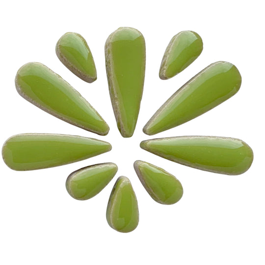 Gouttes de Céramiques  Kiwi