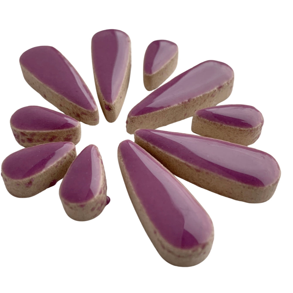 Gouttes de Céramiques  Violet