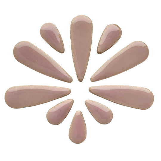 Gouttes de Céramiques  Lilas