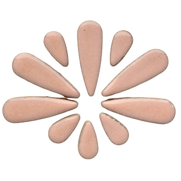 Gouttes de Céramiques  Rose Clair