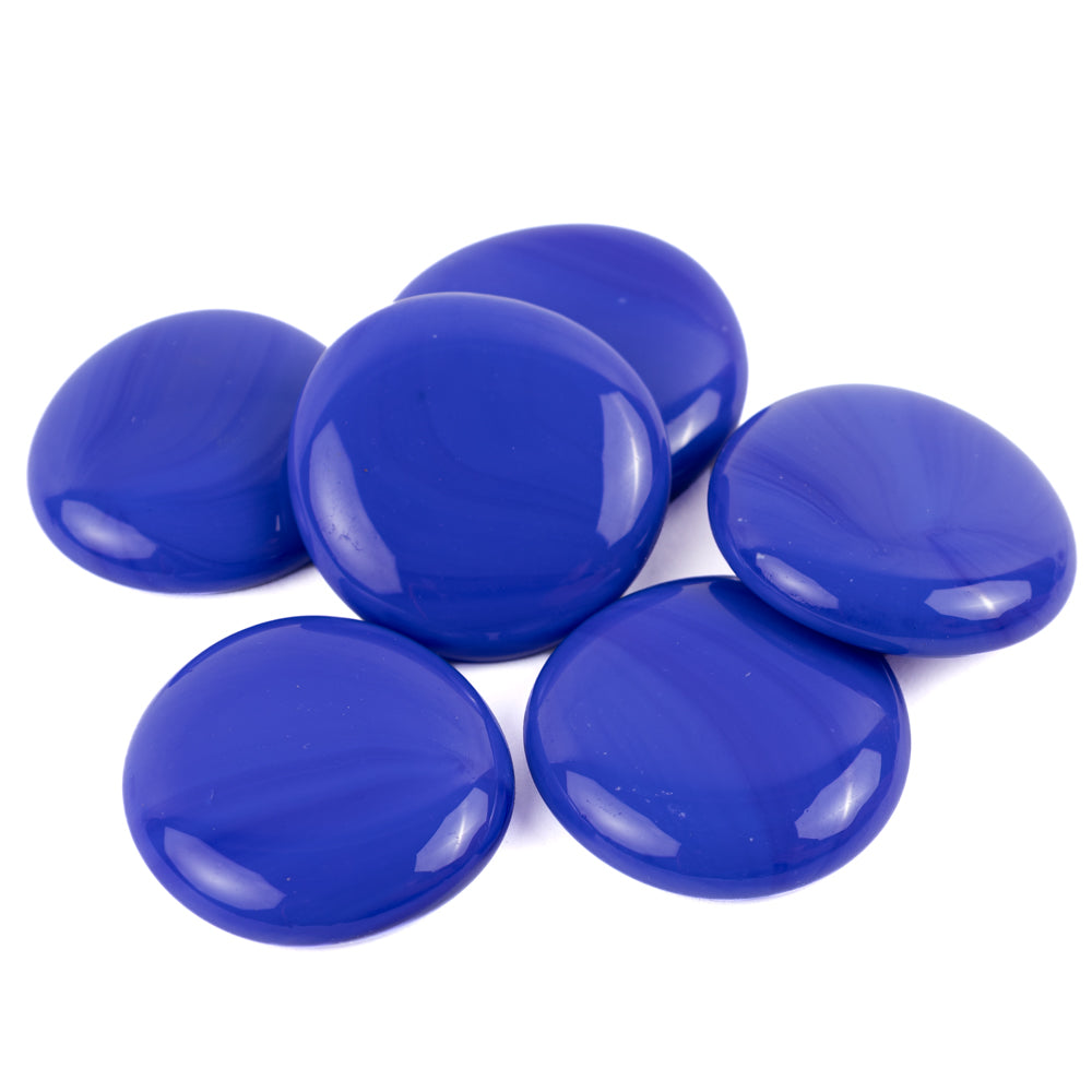 Billes de Verre XL 30-36mm  Bleu