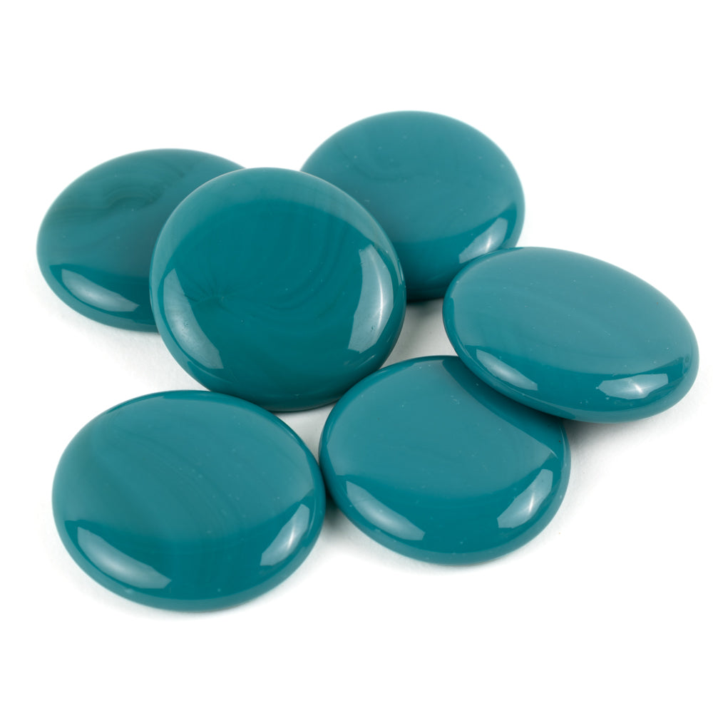 Billes de Verre XL 30-36mm  Cyan