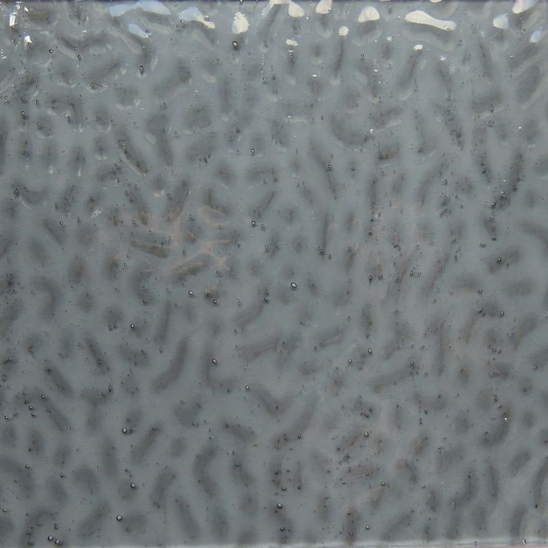 Plaque de Verre Gris Ondulé